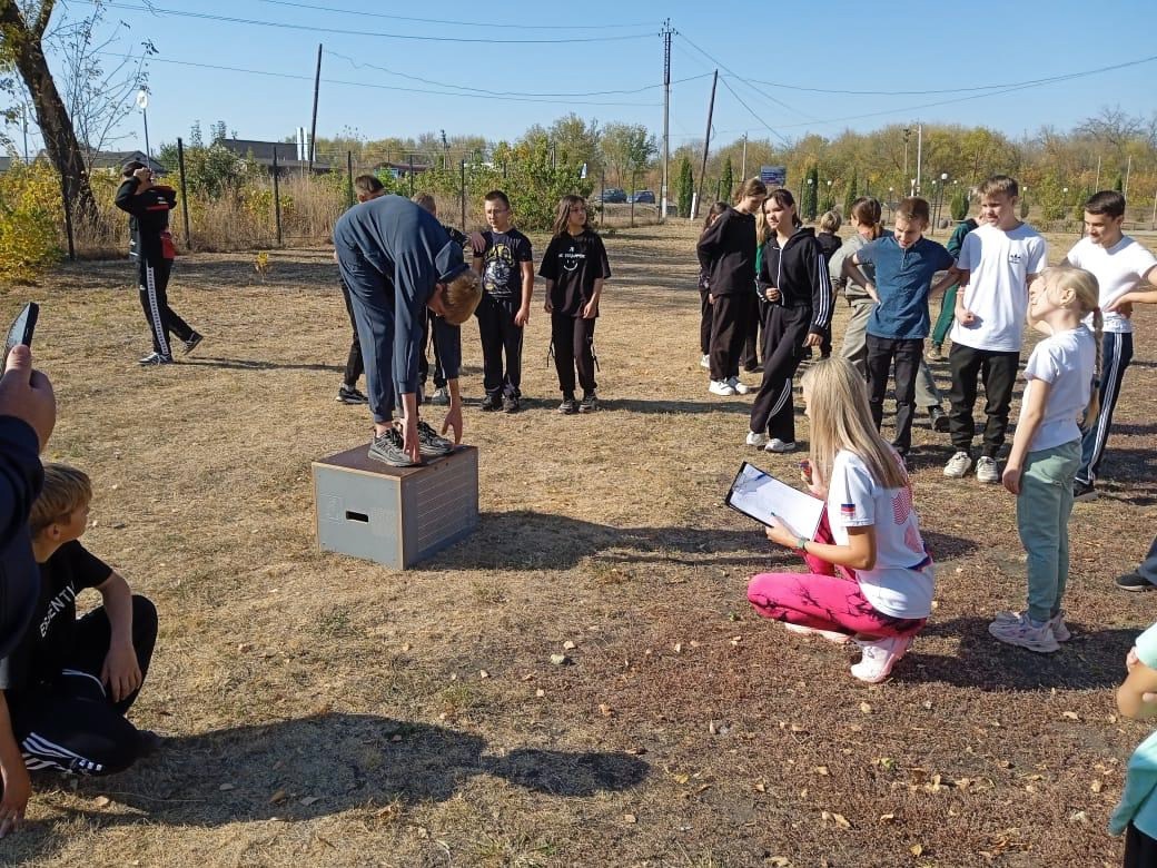 Сдача норм ГТО в Новой Усмане.